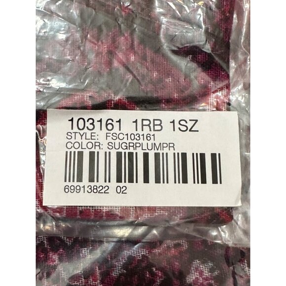 J. Jill Scarf Women One Size NWT Infinity Paisley Pink Red Black Sugarplum - Picture 12 of 12